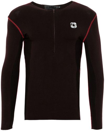 LUEDER X Skin Series Half-zip Sweater - Black
