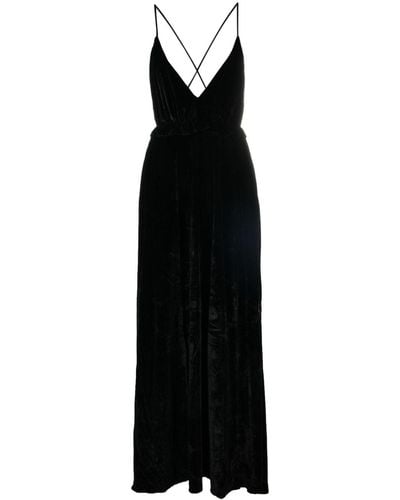 Ulla Johnson Lavinia Velvet Maxi Dress - Black