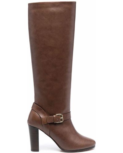 Tila March Bottes Boreal en cuir - Marron