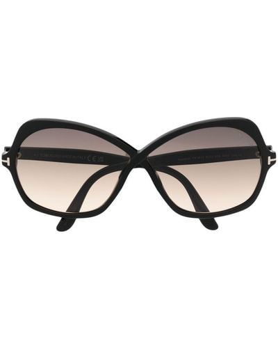 Tom Ford Oversize-frame Sunglasses - Brown