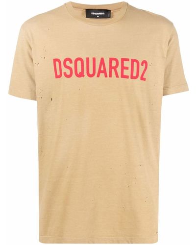 DSquared² T-Shirt mit Logo-Print - Pink