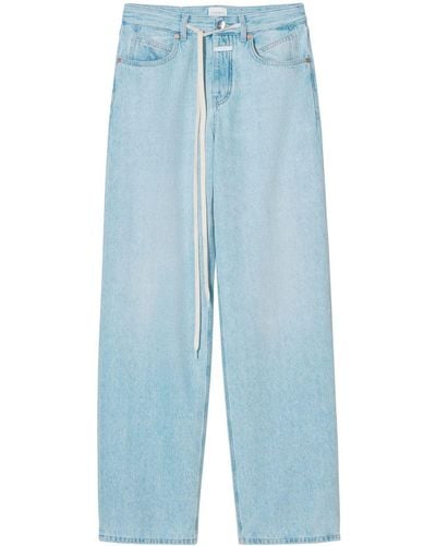 Closed Halbhohe Nikka Wide-Leg-Jeans - Blau