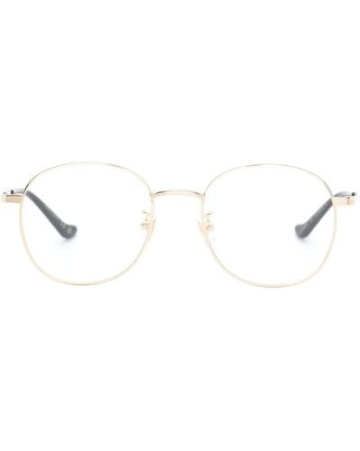 Gucci GG1496OA Brille mit rundem Gestell - Weiß