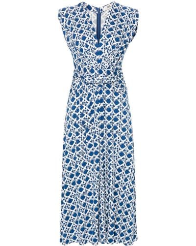 Diane von Furstenberg Dresses > day dresses > midi dresses - Bleu