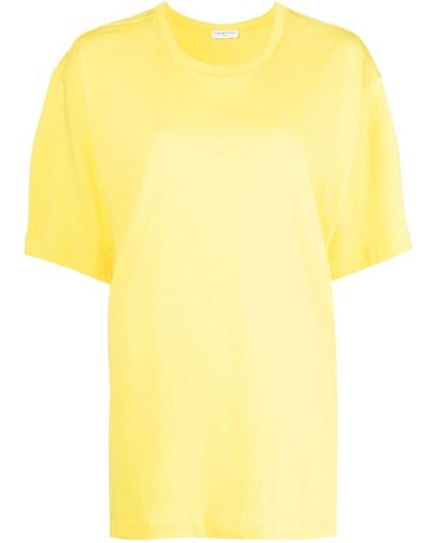 ih nom uh nit Logo-print Short-sleeve T-shirt - Yellow