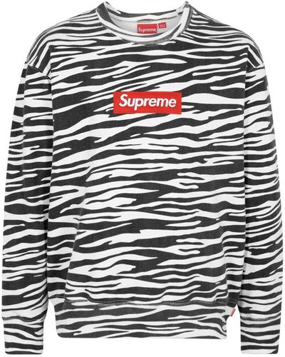 Supreme Box Logo Crew-neck Sweatshirt - Black