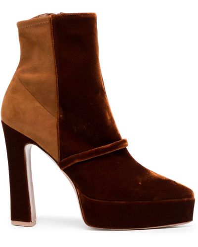 Malone Souliers Rue 120mm Suede Boots - Brown