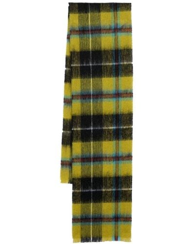 Mackintosh Cornish National チェック スカーフ - グリーン