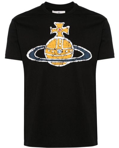 Vivienne Westwood Time Machine Orb-print T-shirt - Black