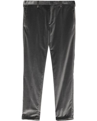 Paul Smith Fluwelen Skinny Broek - Grijs