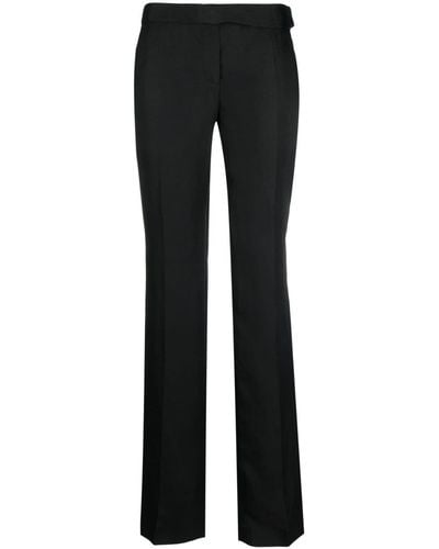 Stella McCartney Pantalon de tailleur à taille basse - Noir