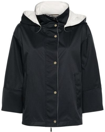 Moorer Lawrie-Adb hooded jacket - Schwarz