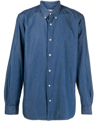 Woolrich Camisa vaquera con botones - Azul