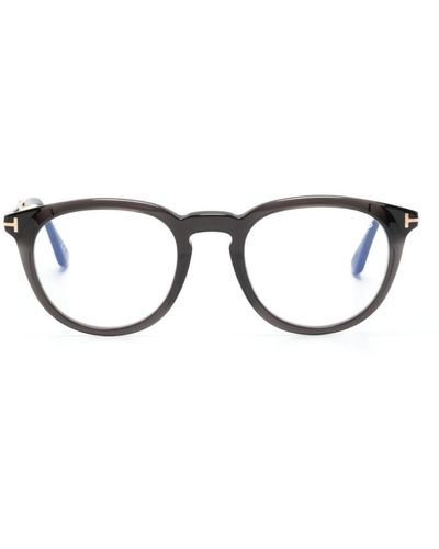 Tom Ford FT5905B Brille mit rundem Gestell - Mehrfarbig