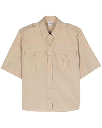 Aspesi Cotton cargo shirt - Neutro