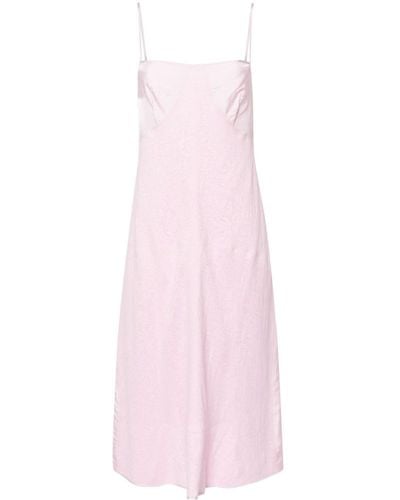 Jil Sander Camisole-Kleid mit Spitze - Pink