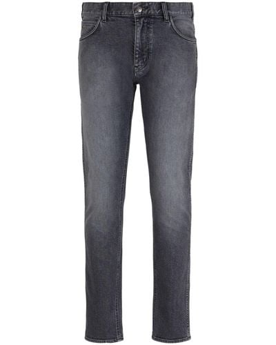 Emporio Armani Jeans slim J16 a vita bassa - Blu