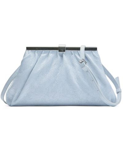 N°21 Puffy Jeanne Leather Shoulder Bag - Blue