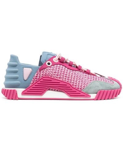 Dolce & Gabbana Slip-On-Sneaker Ns1 Aus Materialmix - Pink