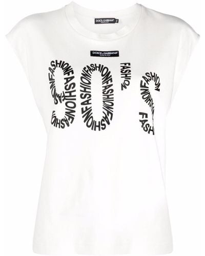 Dolce & Gabbana ドルチェ&ガッバーナ 90's Tシャツ - ホワイト