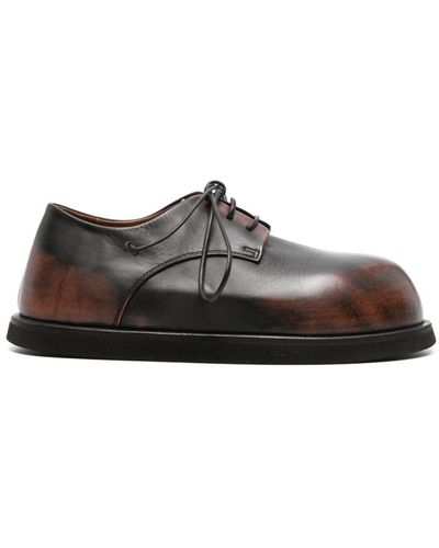 Marsèll Gigante Leather Derby Shoes - Brown