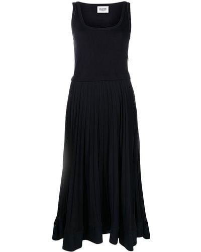 Claudie Pierlot Pleated Skirt Dress - Black