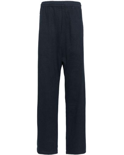 Yeezy Elasticated Cotton Track Pants - Blue