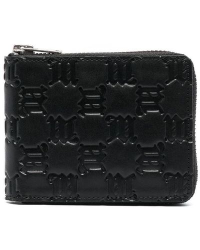 MISBHV Leather Zipped Wallet - Black
