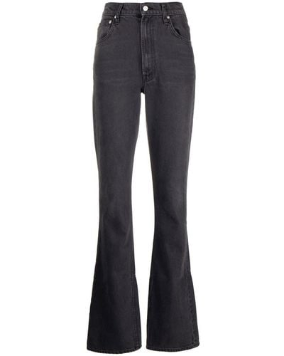 Mother High-rise Flared Jeans - Blue