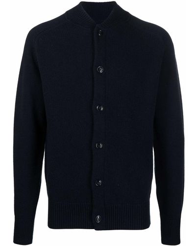 Woolrich Ribbed-knit Cardigan - Blue