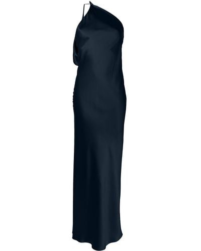 Michelle Mason Single-shoulder Maxi Dress - Blue