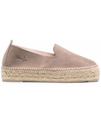 Manebí Espadrilles en daim - Gris