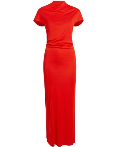 Khaite The Yenza Maxi Dress - Red