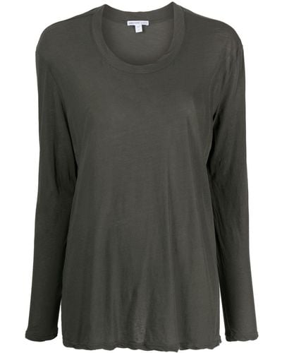 James Perse High Gauge Cotton T-shirt - Grey