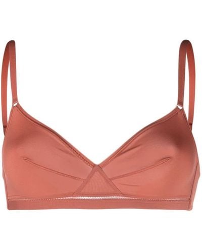 Eres Wireless Triangle-cup Bra - Pink