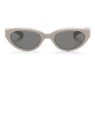 Maison Margiela Gafas de sol con montura cat eye de x Gentle Monster MM107 - Gris