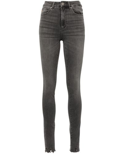 BOSS Maye Jeans mit hohem Bund - Grau