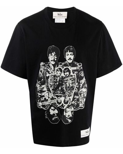 Stella McCartney X The Beatles プリント Tシャツ - ブラック