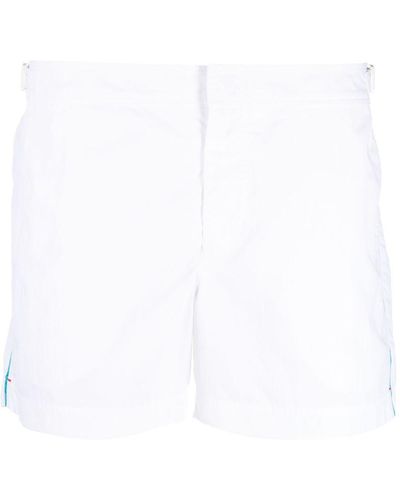 Orlebar Brown Bulldog Adjustable-side Swim Shorts - White