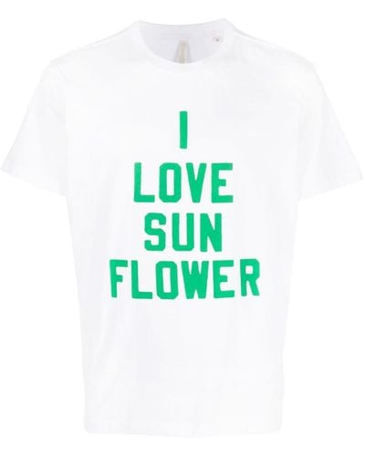 sunflower T-shirt Met Logoprint - Groen