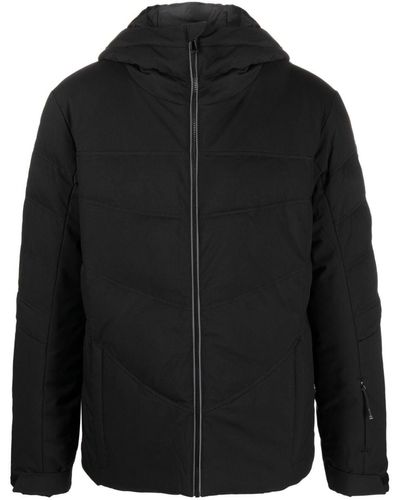 Rossignol Logo-print Hooded Padded Jacket - Black