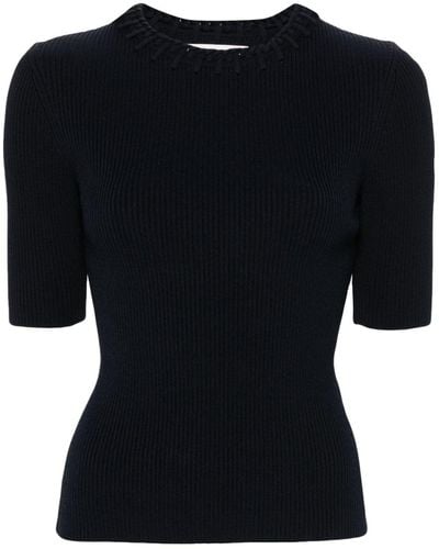 Ba&sh Tami Ribbed Sweater - Black