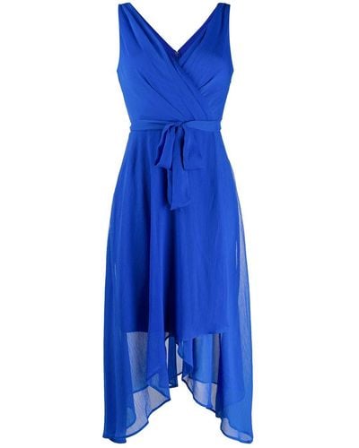 DKNY Vestido cruzado asimétrico - Azul