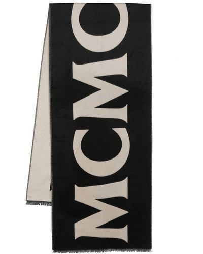 MCM シルクスカーフ - ブラック