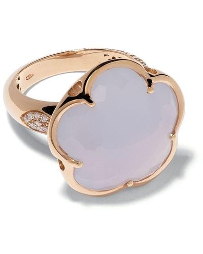 Pasquale Bruni 18kt Rose Gold Diamond Bon Ton Ring - Multicolour