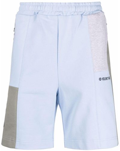 Helmut Lang Jersey Shorts - Blauw
