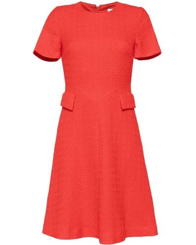 Jane Tweed Mini-jurk - Rood
