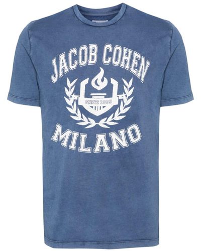 Jacob Cohen ロゴ Tスカート - ブルー