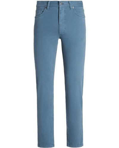 Zegna Jean à coupe slim - Bleu