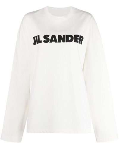 Jil Sander ロゴ スウェットシャツ - ホワイト